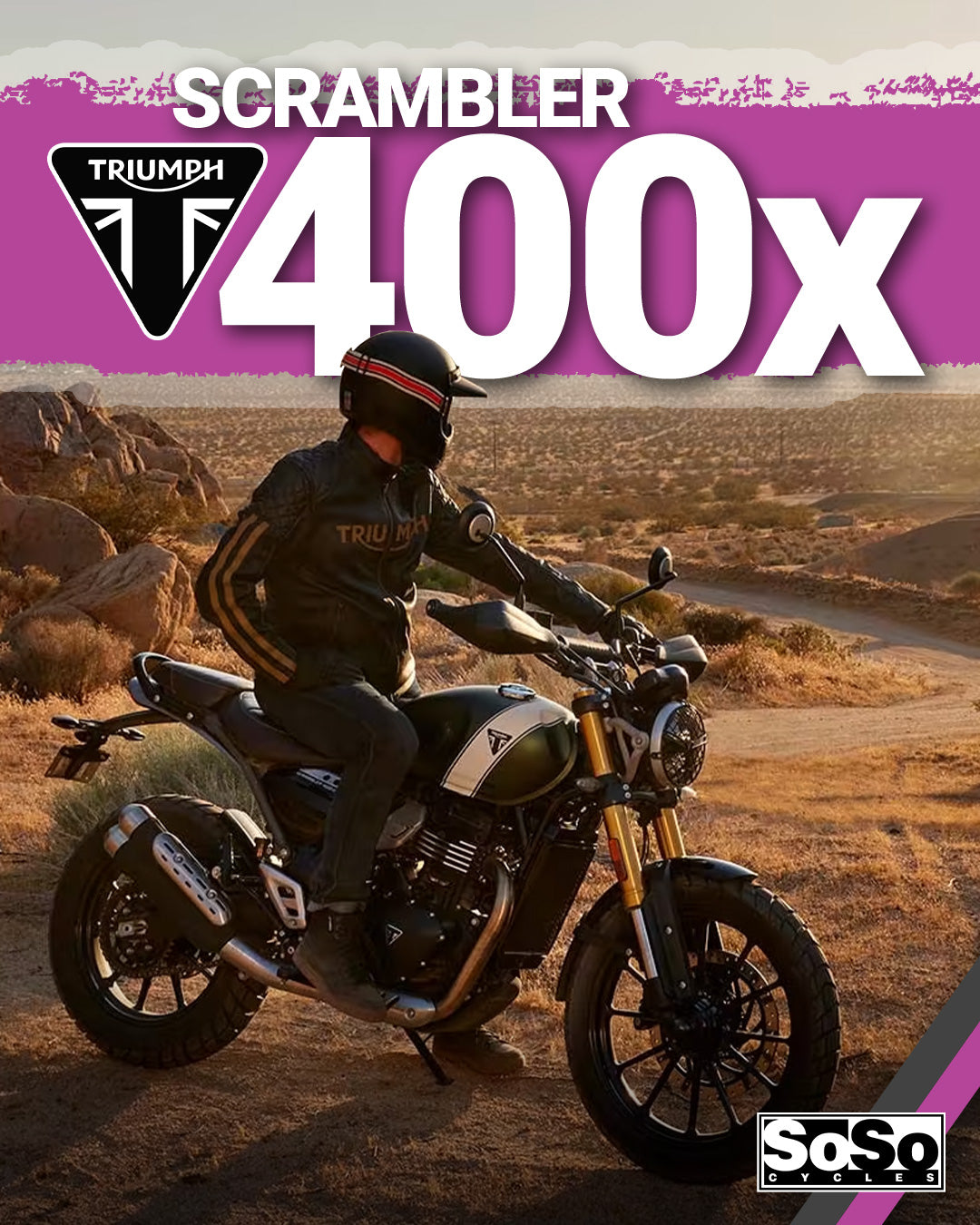 Triumph Scrambler 400 X PRE-ORDER